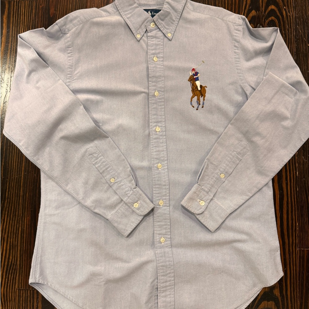 Ralph Lauren Light Blue Button Down Oxford Shirt